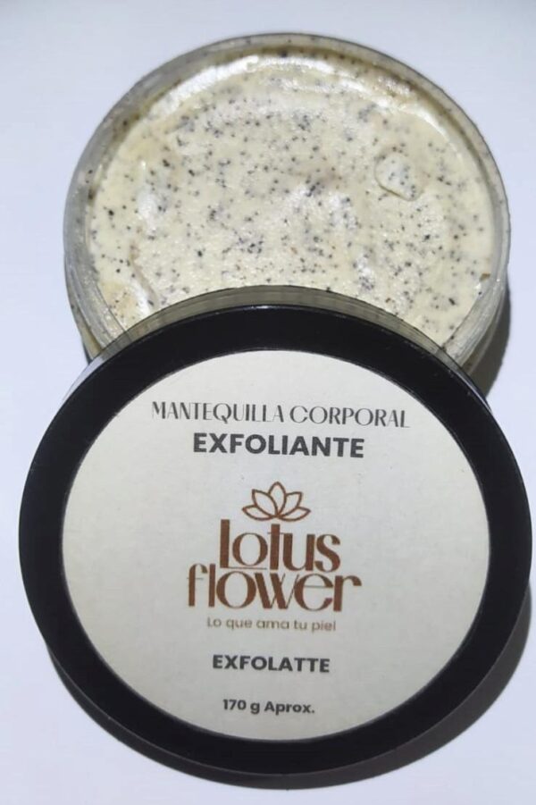 Mantequilla corporal Exfolatte con café molido para exfoliación e hidratación profunda