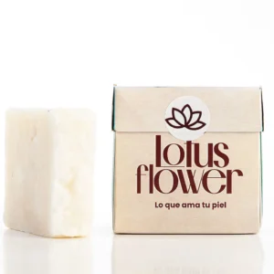 Jabón artesanal de aloe vera Lotus Flower para hidratar y regenerar la piel