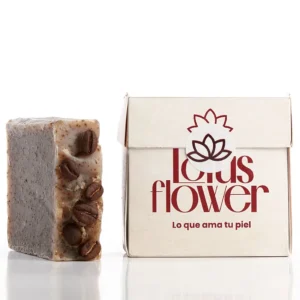 Jabón exfoliante de café Lotus Flower para revitalizar la piel